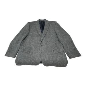 Genuine Irish Donegal Wool Tweed BlueJacket 52R Ireland Grafton St Patty Classic